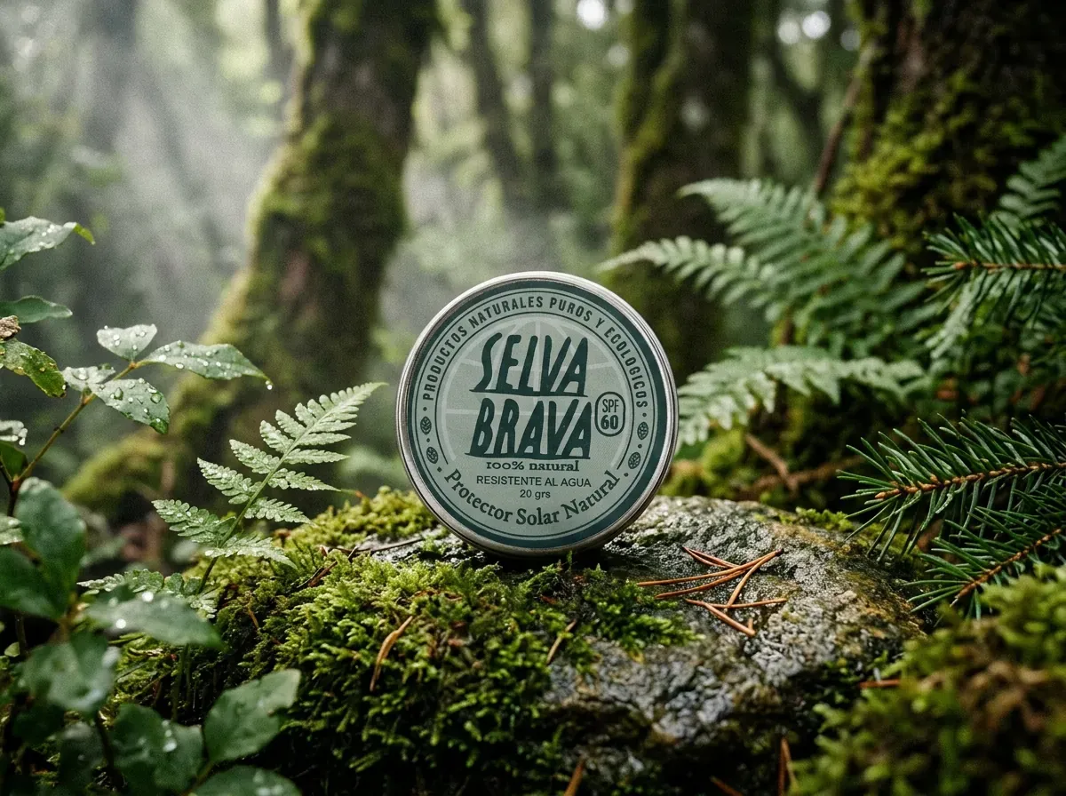 Selva Brava sobre musgo y helechos en el bosque húmedo